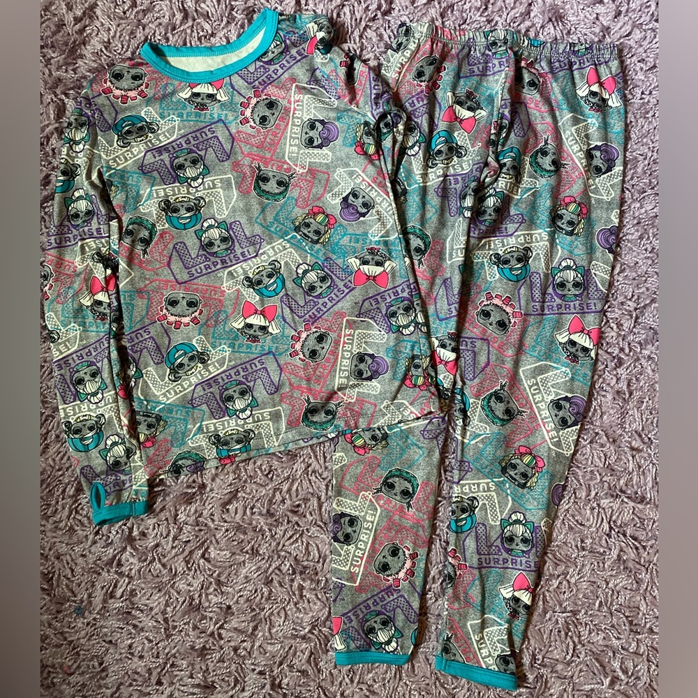 LOL Surprise ClimateRight by Cuddl Duds girls base layer set size M 8-10